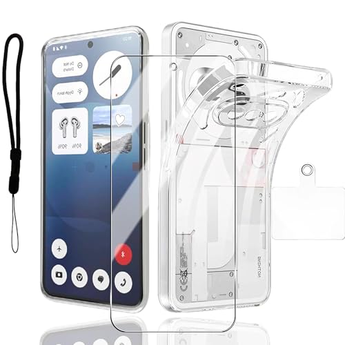 �y�������������i�o�zNothing phone 3A�p�� �t�B����+Nothing phone 3A�p�� �P�[�X Phone3A �ی�t�B���� �����K���X �d�x9H �����ߗ� ��U�h ��?�z�� �g�ѕ֗� ����~�� �U�M���H ���ς��ɂ����y1+1���Z�b�g�z