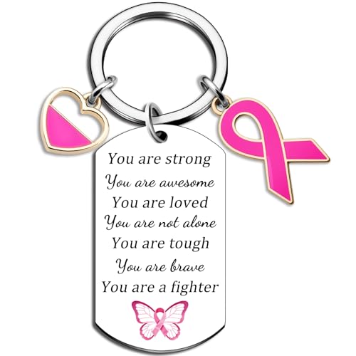 Ikacvb Breast Cancer Keychain Inspirational Gifts For Breast Cancer Women