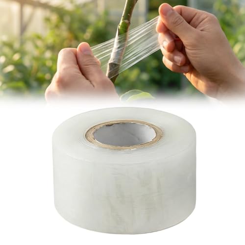 Jurfest Grafting Tape for Fruit Trees Stretchable Film Plants Repair Budding Tape Length: 150 M Width (3 cm)