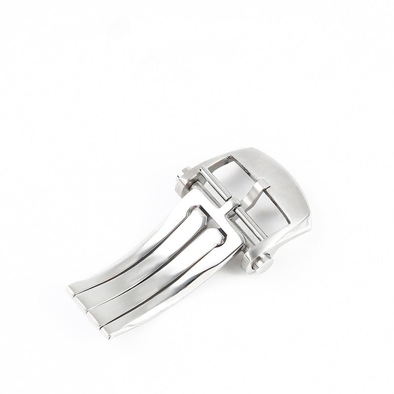 Hebilla plegable de acero inoxidable para accesorios de correa de reloj de repuesto 4