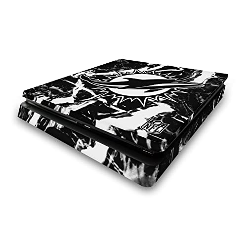 Skin PS4 Slim NFL Miami Dolphins pour Personnaliser votre Salon Gaming