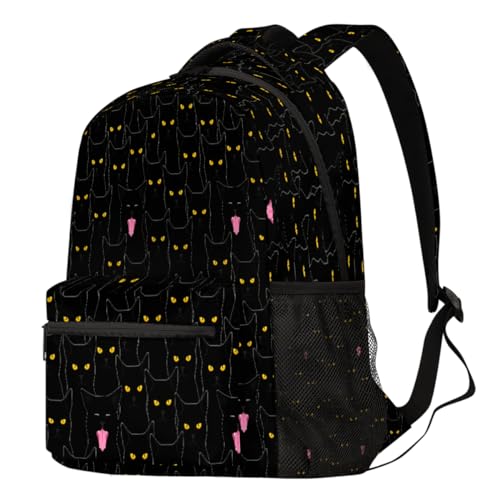 Sac à dos école et randonnée avec chats amusants pour voyage et sport