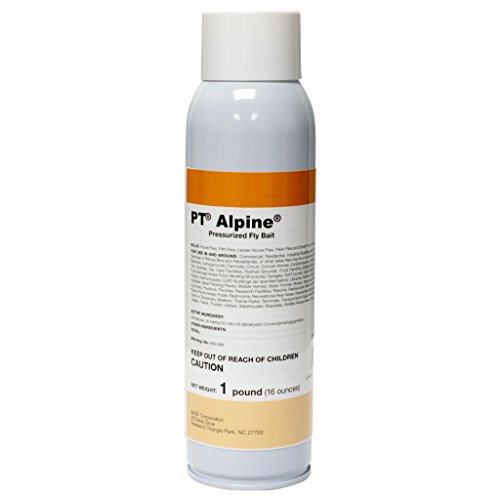BASF PT Alpine Fly Bait Fast Acting and Long Lasting Up to 30 Days Ready to Use Pest Control Spray for House Flies Fruit Flies 16 Ounce Case of 6