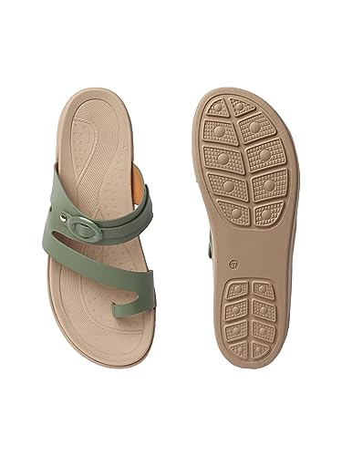 Image of Carlton London women's Adjustable Flatform Toe-Loop Sandals