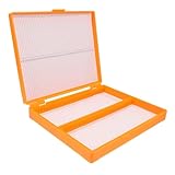 Boîtes De Rangement Pour 100 Lames De Microscope En Plastique Faciles À Identifier À En...