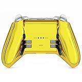 eXtremeRate Replacement Bottom Shell Case for Xbox Elite Series 2 Controller, DIY Custom Chrome Gold Back Housing Shell Cover for Xbox Elite Series 2 Core Wireless Controller Model 1797- No Controller