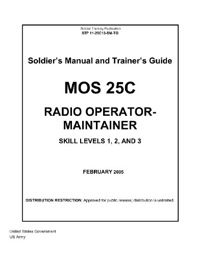 Soldier Training Publication STP 11-25C13-SM-TG Soldier's Manual and Trainer's Guide MOS 25C Radio Operator-Maintainer Skill Levels 1, 2, and 3 February 2005