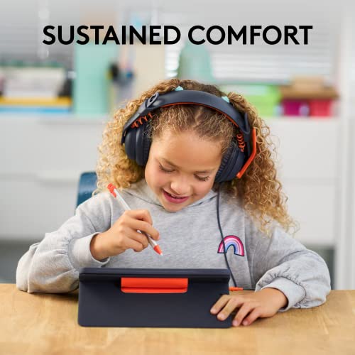 Image of Logitech Zone Learn On-Ear Wired Headsets for Learners, Comfortable and Adjustable fit for Kids, Replaceable Accessories, Mic, USB-C for Windows /macOS /iPadOS /Android /Mobile