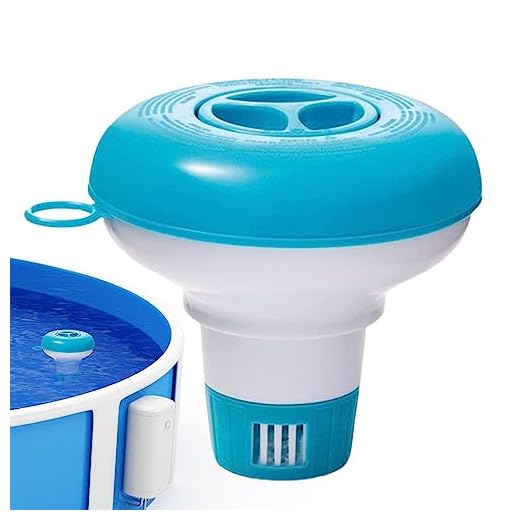 Dispensador Cloro, 100G Dispensador Pastillas Cloro Ajustable, Dispensador Pastillas Cloro Extraíble Para Piscina Piscina Infantil Spa Bañeras