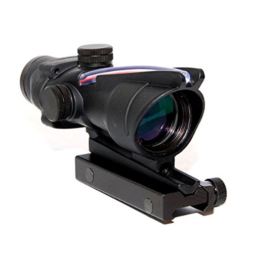 4x32 Red Fiber Scope Dual Illuminated Dot .223 Ballistic Reticle Rifle Scope 4x32 Red Fiber Scope Dual Illuminated Dot .223 Ballistic Reticle Rifle Scope