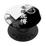 drago giapponese tokyo tigre asiatica freddo kanji detto popsockets popgrip intercambiabile