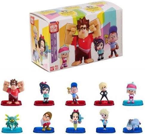 Disney Ralph Breaks The Internet Power Pack Series 1 Wreck-It Ralph 3" Mystery 2-Pack (Bandai) 1 Figure AL Random