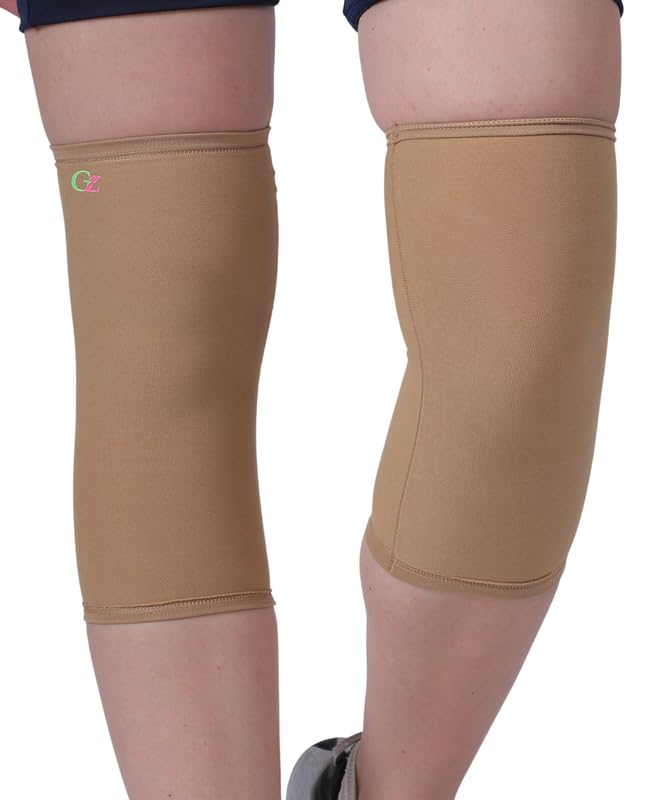 GZ Knee Guard Pro Knee Cap | Breathable Compression Support for Joint Pain, Arthritis, Gym, Walking & Sports (Size - L)-picture-31
