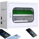 WJFTODAY Stazione di Ricarica per dispositivi mobili, Armadio portaoggetti per telefoni Ci cellulari da 20 Slot per scuole, fabbriche, uffici, Soluzione di Ricarica sicura per più dispositivi, Bianco