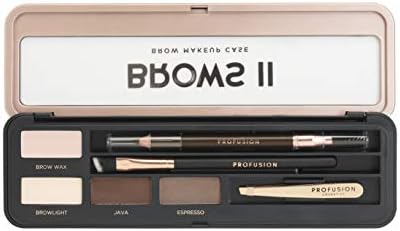 Profusion Cosmetics Eyebrow Pro Makeup Case Brows II - Medium Dark