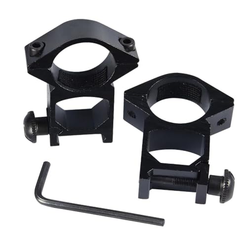 GRAND ORANGE 2PCS Scope Rings High Profile See-Thru Dovetail Scope Rings Mount 1