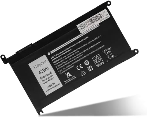 Image of FlyZythrol WDX0R laptop battery Compatible With Dell Inspiron 13 5378 5379
