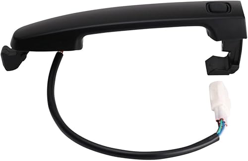 Miniatura 4 de Para Toyota Corolla 2014 15 16 17 18 2019 Manija de puerta exterior lado del pasajero | Delantero | Negro liso | con sistema de entrada inteligente