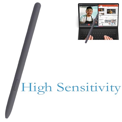 Image of Grey Galaxy Tab S9 FE S Pen for Samsung Galaxy Tab S9 FE Stylus Pen Replacement + Free 5 Tips for Samsung Galaxy Tab S9 FE Stylus S Pen