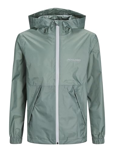 JACK & JONES Jungen Jordry Rain Jacket Mni Allwetterjacke 12256763,Laurel...