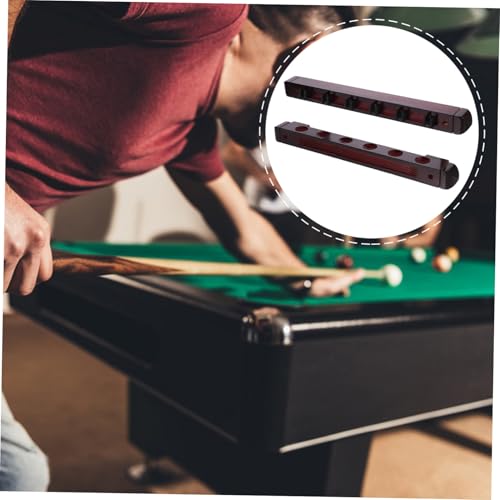 Support mural pour queues de billard en bois rigide et stable