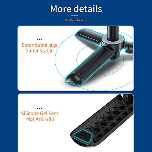 Telesin Selfie Stick Mini Desktop Tripod For Gopro Max Hero 10 9 8 7 6 5 Insta360 Dji Action 2 Osmo Pocket 2, Telescopic Handheld Selfie Pole Monopod Extension At 4 Lengths With 1/4 Screw Port #TOP4