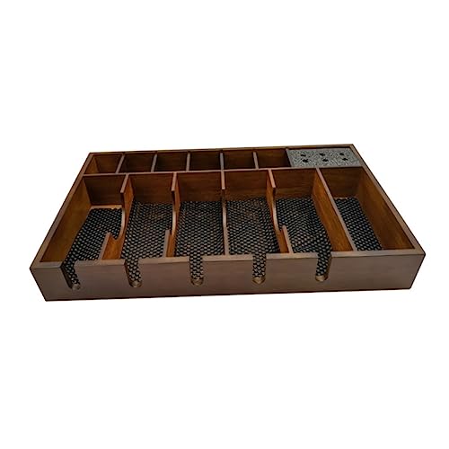 Support pour tondeuse électrique en bois Healvian : organisateur noble en bois pour salons