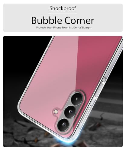 Image of WOW IMAGINE Transparent Back Cover for Samsung Galaxy M47 5G | Raised Bumps for Full Device & Camera Protection TPU Silicone Back Case Mobile Cover - Transparent