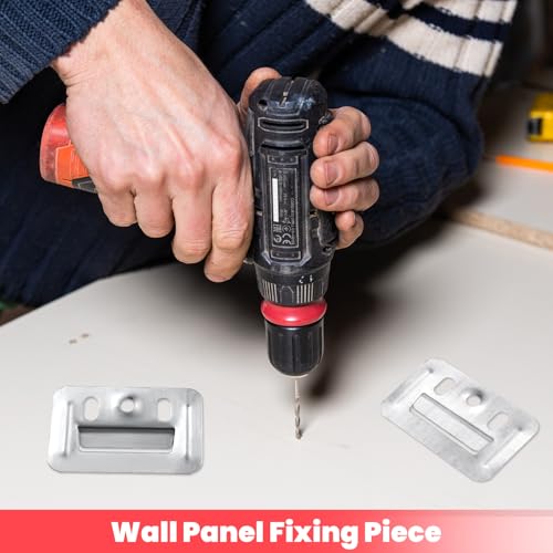 Image of 100pcs Stainless Steel Z-Clips - Wall Panel Fixing Piece, Clamp