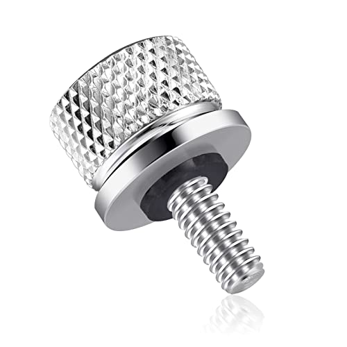 Amazicha Chrome Stainless Seat Bolt Screw Fit for Harley Davidson Sportster Wide Glide Street Bob Roadking Fatbob Streetbob Softail Dyna Street Glide Road Glide Ultra Glide 1996-2026