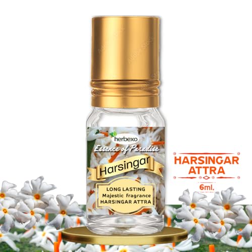 Image of Chameli Attar & Harsingar Attar for Men & Women | Long Lasting Alcohol-Free | 2 x 6ml Roll-On