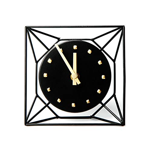 WZCXYX Pendule de cheminée,Horloge de Bureau en métal Moderne et Simple, alimenté par Pile, utilisé pour la décoration de Salon/Cuisine/Bureau/Maison