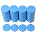 StarMall 100 Pieces Plastic Learning Countes Disks Bingo Chip Counting Discs Markers Tokens with Storage Case for Math Learning, Counting, Poker Chips Game, Bingo Chips Game (Light Blue)