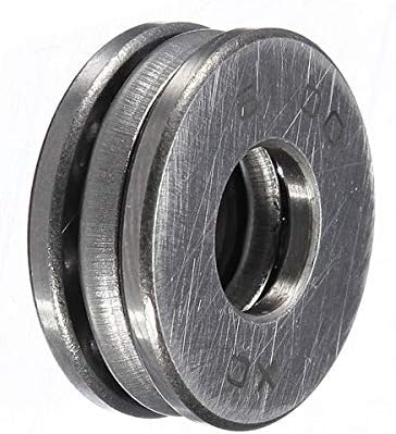 16Pcs Metal Sealed Shielded 3 Parts Roll Axial Ball Thrust Bearing 51100 Ball Bearing