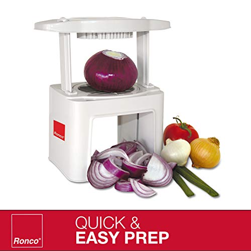 Ronco Veg-O-Matic, Fruit and Vegetable Chopper, Interchangeable Stainless-Steel Blades, Food Cutter, Dishwasher Safe - Thumbnail 3