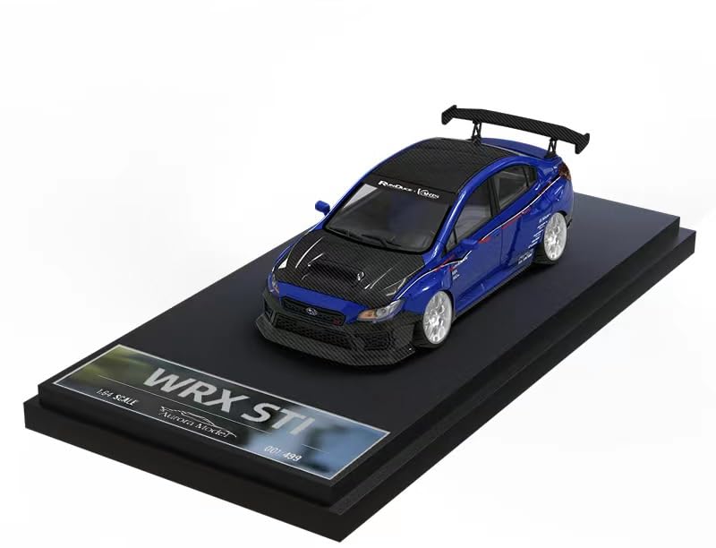 Amazon.co.jp: 1/64 aurora model Subaru WRX STI Metallic Blue