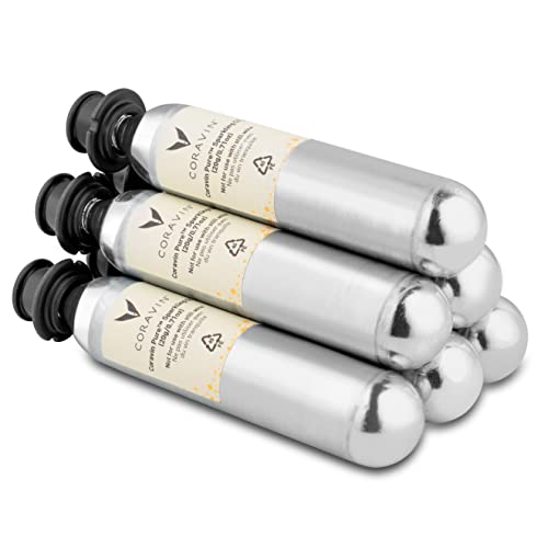 Coravin Cápsulas De Co2 Puro Espumoso - Conserva El Vino Durante 4 Semanas - Para Sistema De Conservación De Vino Espumoso - Cartuchos De Gas Para Vino - Para Champán Y Otros Vinos Espumosos Coravin Cápsulas De Co2 Puro Espumoso - Conserva El Vino Durante 4 Semanas - Para Sistema De Conservación De Vino Espumoso - Cartuchos De Gas Para Vino - Para Champán Y Otros Vinos Espumosos