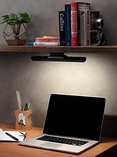 Auraglow Dimmable Wireless Touch Bar Light 3W LED USB Rechargeable Battery and Magnetic Mount, Perfect for Reading, Wardrobe, Cabinet, Makeup Mirror, Vanity, Bedside and Desk Lamp