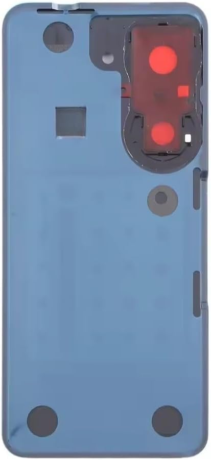 for Asus Zenfone 9 Back Glass Battery Door Cover Replacement, Rear Housing Case with Camera Lens, for Zenfone 9 AI2202 Rear Glass Panel Back Cover Repair Parts (White)