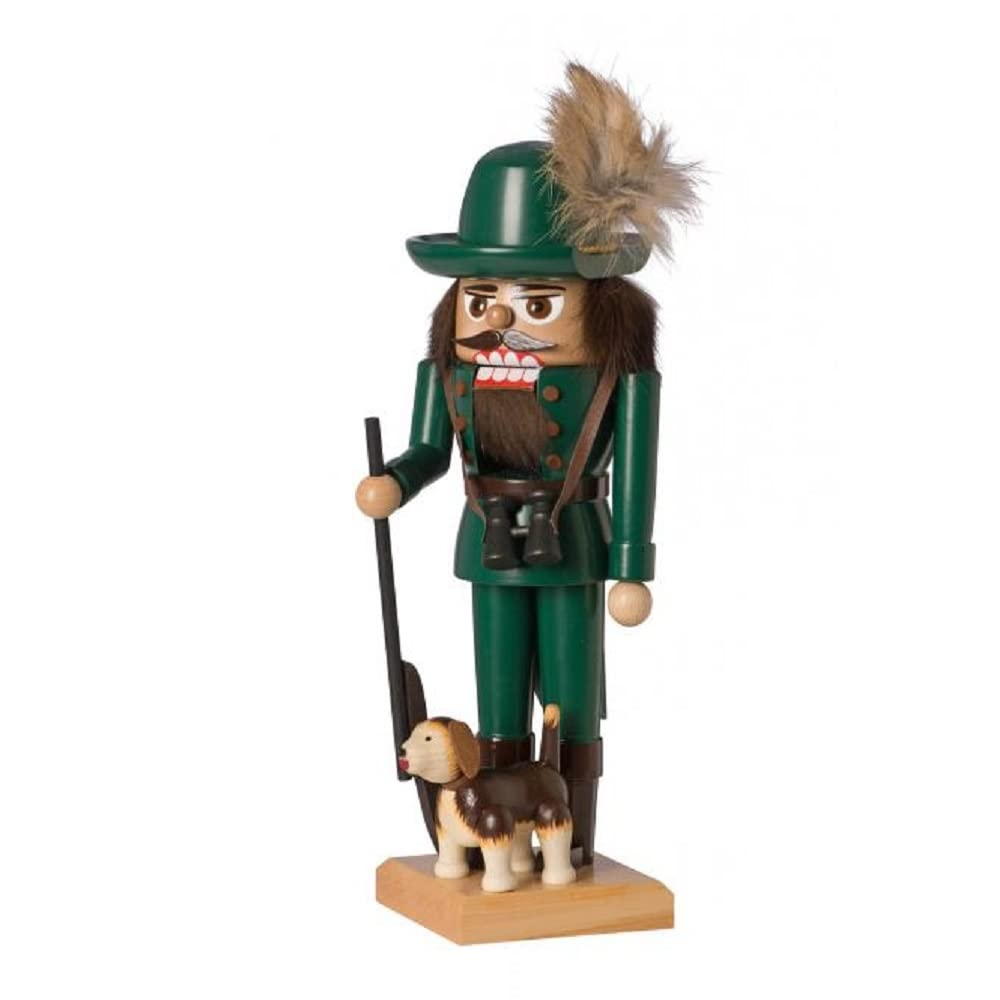 KWO Nutcracker Hunter, 30 cm, Wood Multicolour, One Size