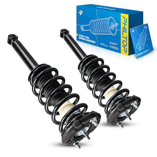 Image of PHILTOP Rear Complete Struts Assembly with Coil Spring For 2000-2003 Nissan Maxima 2002-2004 INFINITI I35 2000-2001 INFINITI I30 171327 * 2-Quick Loaded Suspension