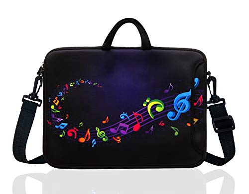 15-Inch to 15.6-Inch Neoprene Laptop Shoulder Messenger Bag Case Sleeve For 14 15 15.6
