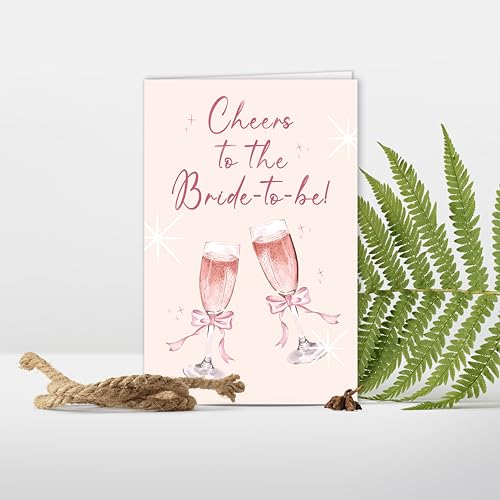 Image of Sweet Bridal Shower Card for Bride to Be, Funny Wedding Congratulations Card, Bachelorette Gifts, Cute Greeting Card for Friends Women Her