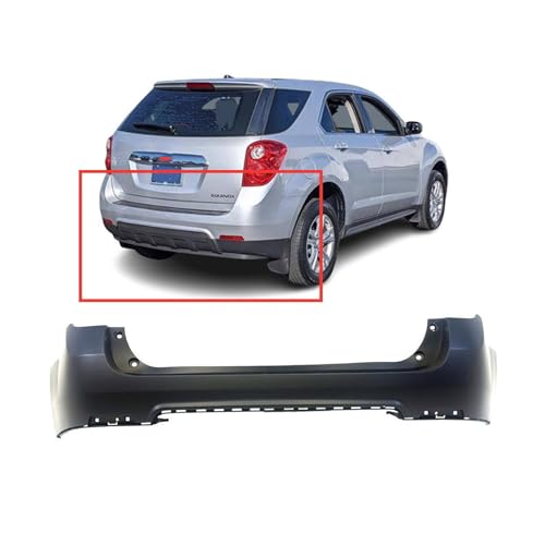 Image of FitParts Compatible with Chevrolet Equinox 2010-2017 Rear Bumper Cover | Primed, Ready to Paint, OEM 23260231, GM1100851