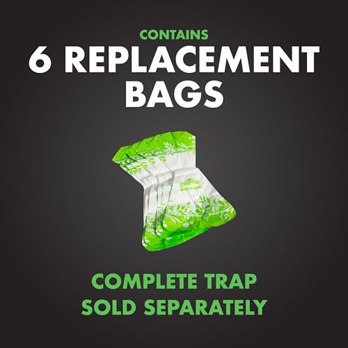 Spectracide Bag-A-Bug Japanese Beetle Trap Replacement Bags, 6 Count, Bag Refills