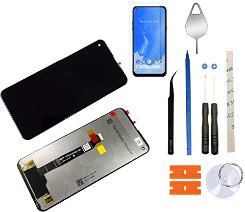 Eaglewireless Replacement LCD Screen Assembly with Touch Screen Digitizer For LG Q70 LM-Q620WA+Tempered Glass Protector