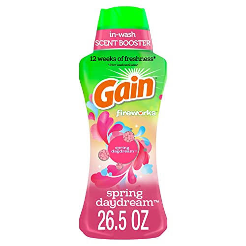 Gain Fireworks Laundry Scent Booster Beads, Spring Daydream, 26.5 fl oz, HE Compatible