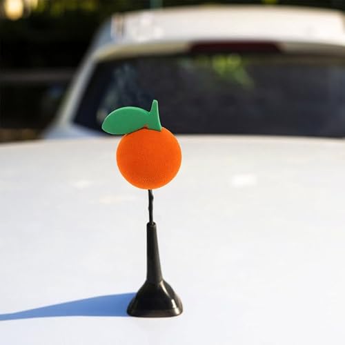 BRIGHTFUFU 3pcs Cute EVA Foam Car Antenna Toppers Exterior Decorations for Cars Trucks Suvs Fit Easy Installation Vehicle Accessories