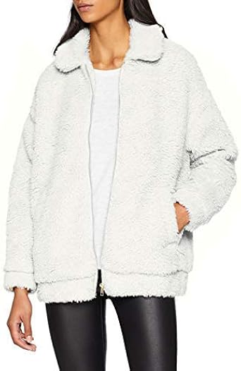 white teddy borg jacket