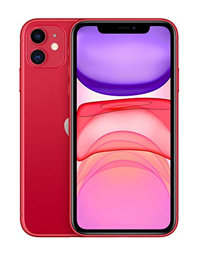Apple iPhone 11 15,5 cm (6.1') 64 GB SIM Doble 4G Rojo iOS 14 iPhone 11, 15,5 cm (6.1'), 1792 x 828 Pixeles, 64 GB, 12 MP, iOS 14, Rojo